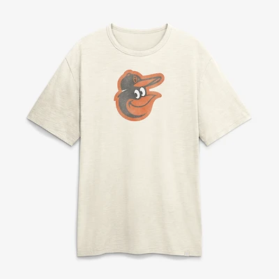 Men's Fanatics Cream Baltimore Orioles Stadium Slub T-Shirt