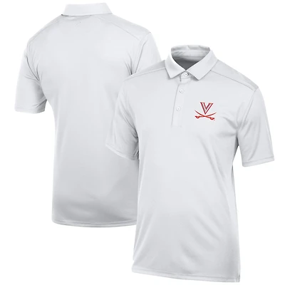 Men's White Virginia Cavaliers Classic Jacquard Polo