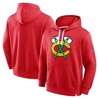 Men's Fanatics  Red Chicago Blackhawks Alternate Logo Fleece Hoodie