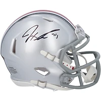 Jaxon Smith-Njigba Ohio State Buckeyes Autographed Riddell Speed Mini Helmet