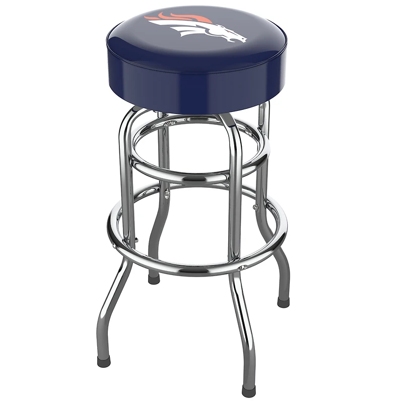 Imperial  Denver Broncos Team Chrome Bar Stool