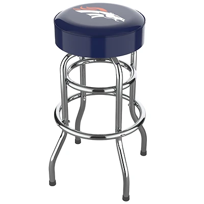 Imperial  Denver Broncos Team Chrome Bar Stool