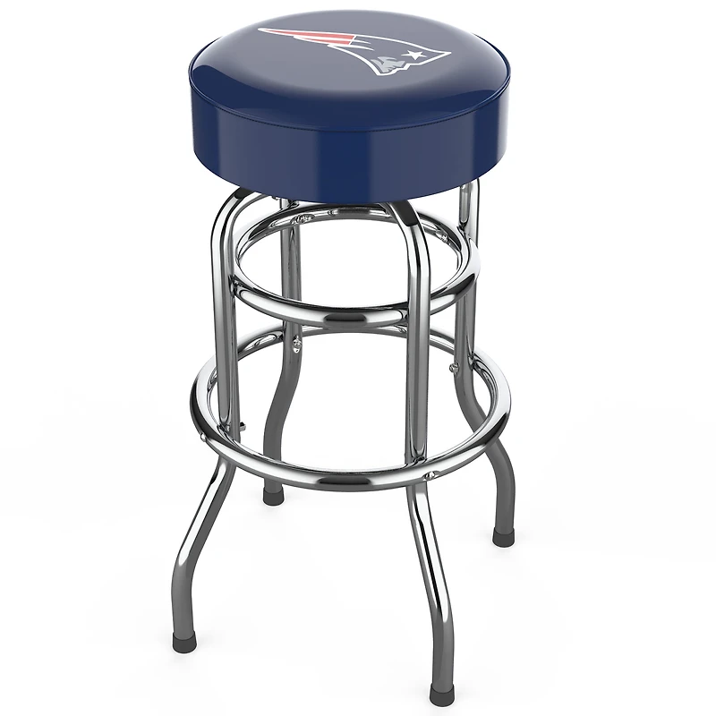 Imperial  New England Patriots Team Chrome Bar Stool