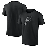 Men's Fanatics Black San Antonio Spurs Cotton T-Shirt