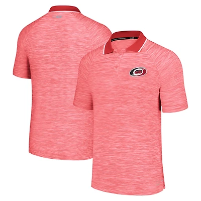 Men's MSX by Michael Strahan Red Carolina Hurricanes Strategy Raglan Polo