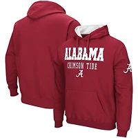Men's Colosseum Crimson Alabama Crimson Tide Sunrise Pullover Hoodie