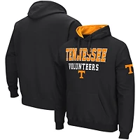 Men's Colosseum Black Tennessee Volunteers Sunrise Pullover Hoodie