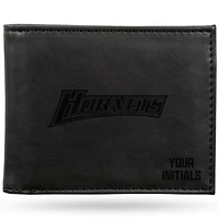 Black Delaware State Hornets Personalized Billfold Wallet