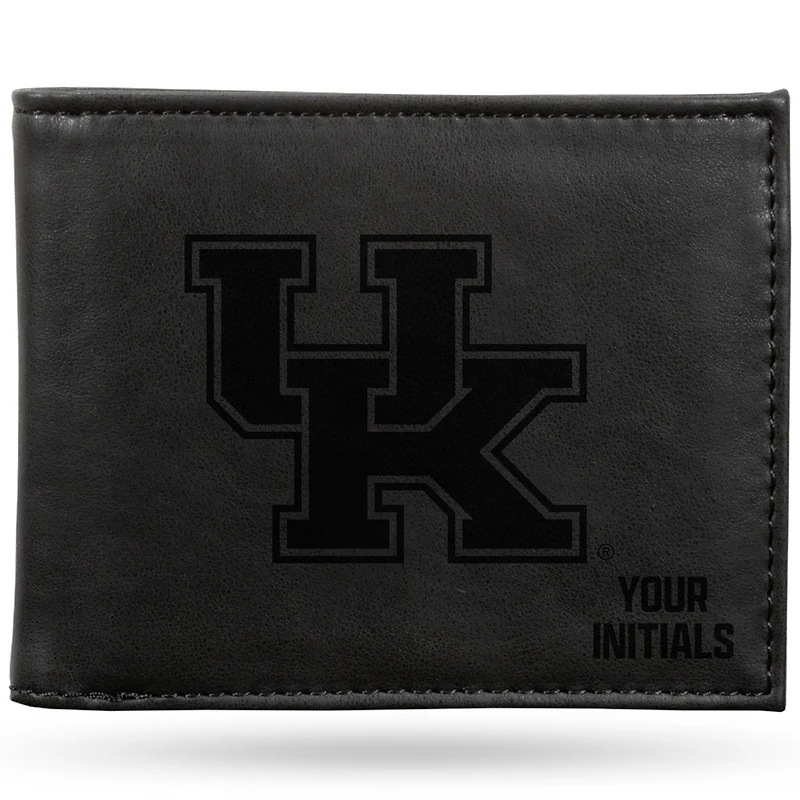 Black Kentucky Wildcats Personalized Billfold Wallet