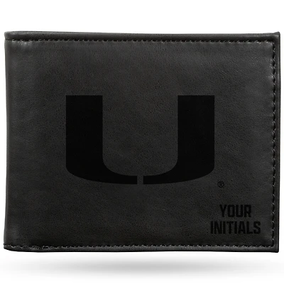 Miami Hurricanes Personalized Billfold Wallet