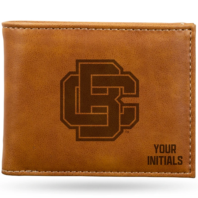 Brown Bethune-Cookman Wildcats Personalized Billfold Wallet