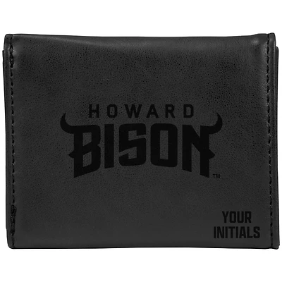 Howard Bison Personalized Trifold Wallet