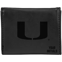 Miami Hurricanes Personalized Trifold Wallet