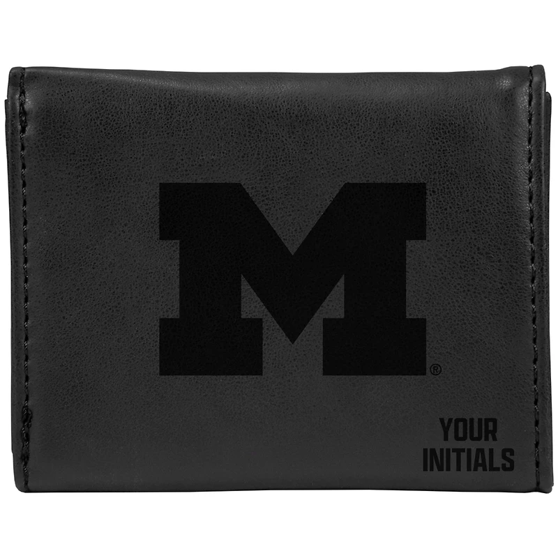 Michigan Wolverines Personalized Trifold Wallet