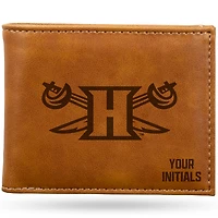 Brown Hampton Pirates Personalized Billfold Wallet