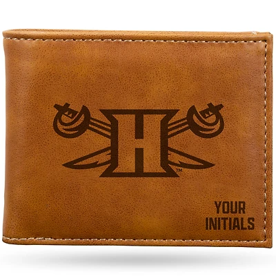 Brown Hampton Pirates Personalized Billfold Wallet