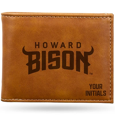 Brown Howard Bison Personalized Billfold Wallet