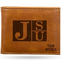 Brown Jackson State Tigers Personalized Billfold Wallet