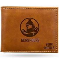 Brown Morehouse Maroon Tigers Personalized Billfold Wallet