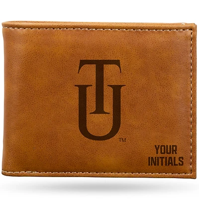 Brown Tuskegee Golden Tigers Personalized Billfold Wallet