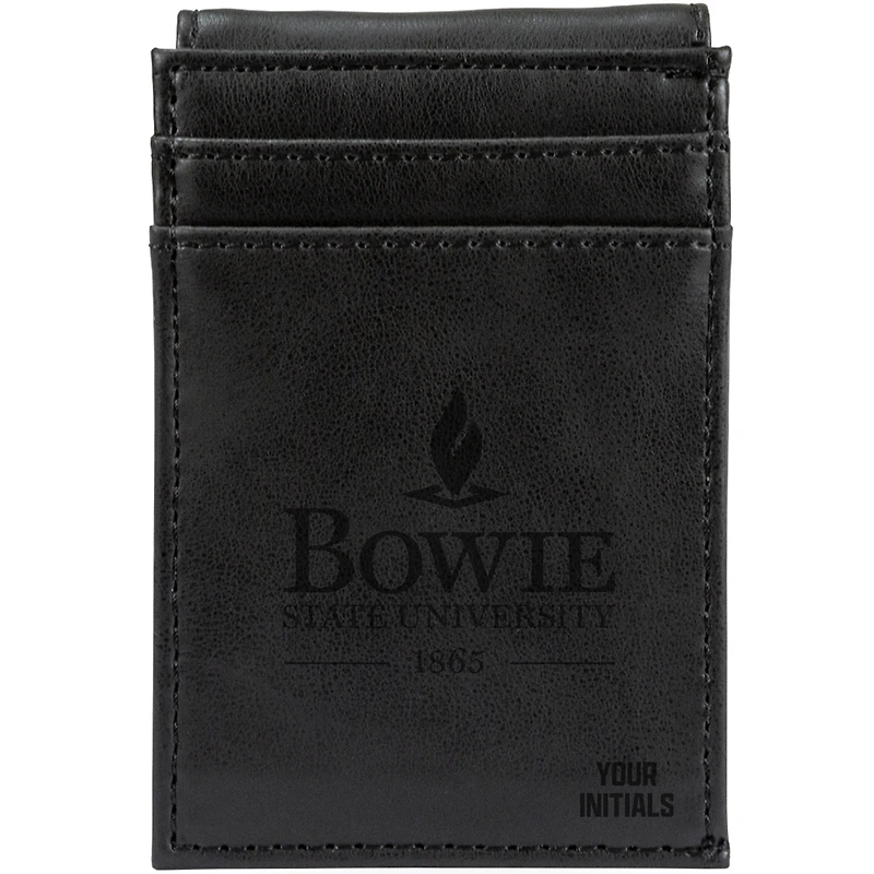 Bowie State Bulldogs Personalized Front Pocket Wallet