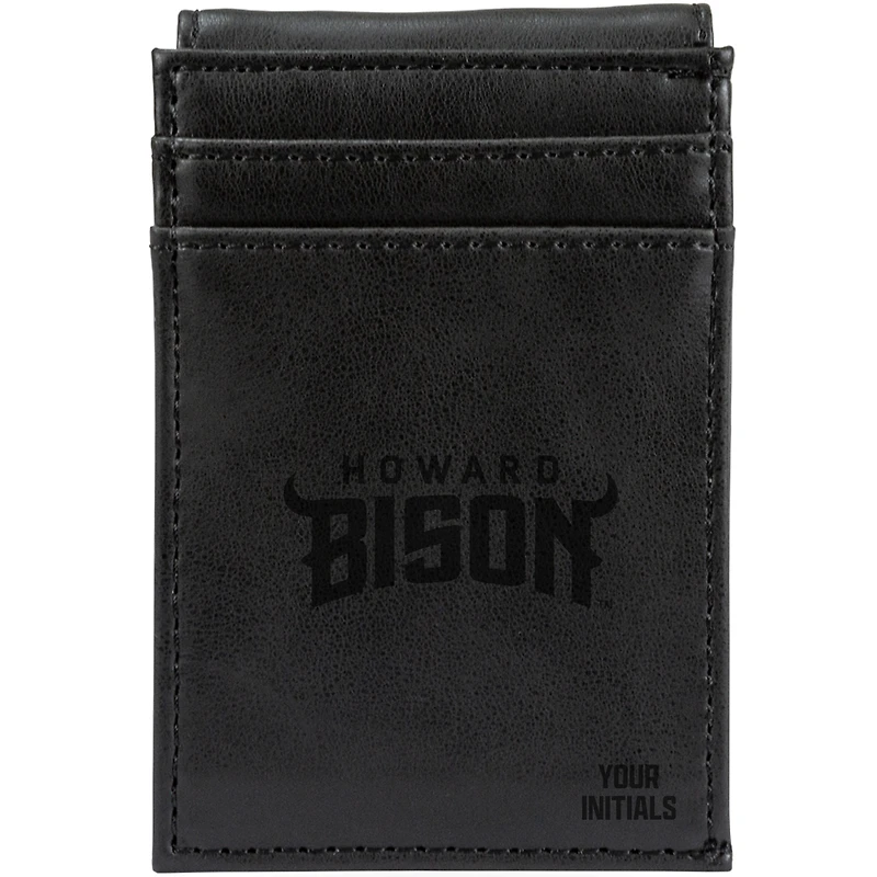 Howard Bison Personalized Front Pocket Wallet