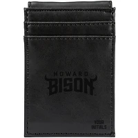 Howard Bison Personalized Front Pocket Wallet