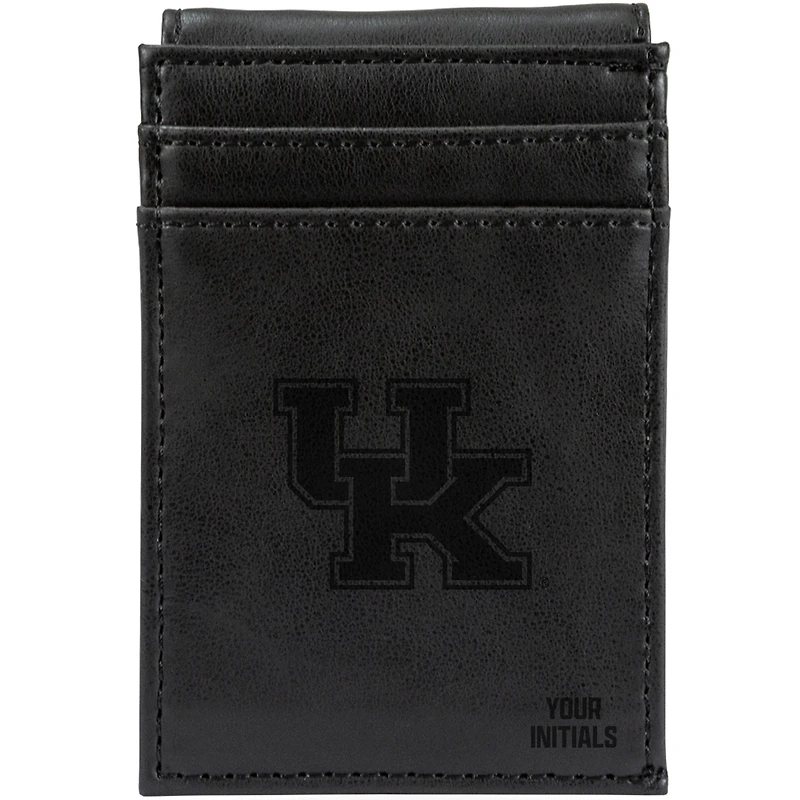 Black Kentucky Wildcats Personalized Front Pocket Wallet