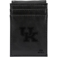 Black Kentucky Wildcats Personalized Front Pocket Wallet