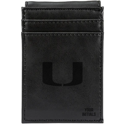 Miami Hurricanes Personalized Front Pocket Wallet