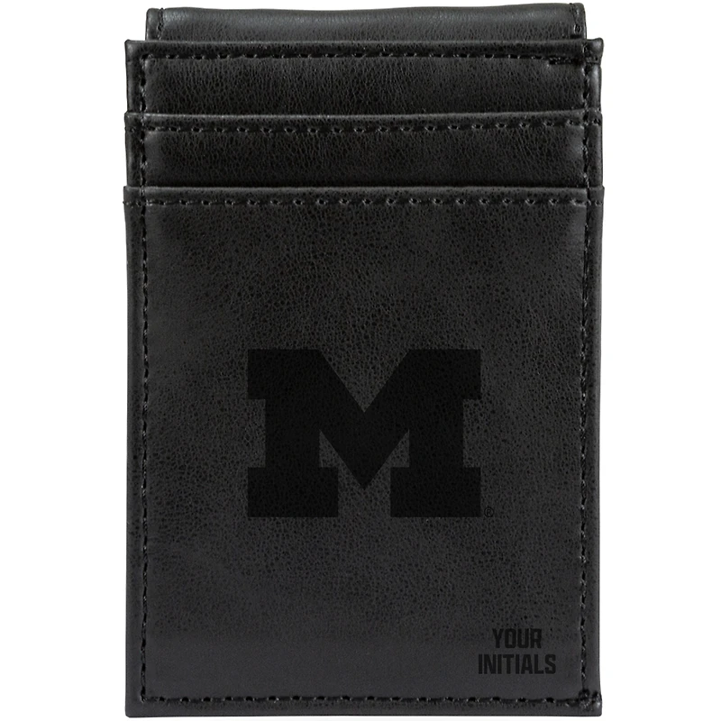 Michigan Wolverines Personalized Front Pocket Wallet