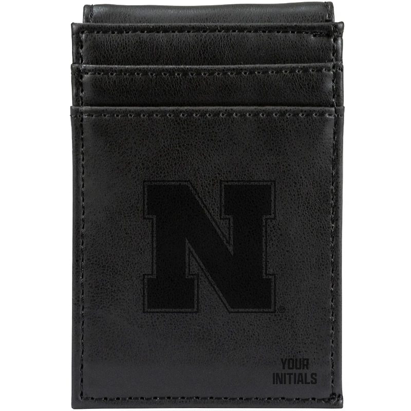 Nebraska Huskers Personalized Front Pocket Wallet