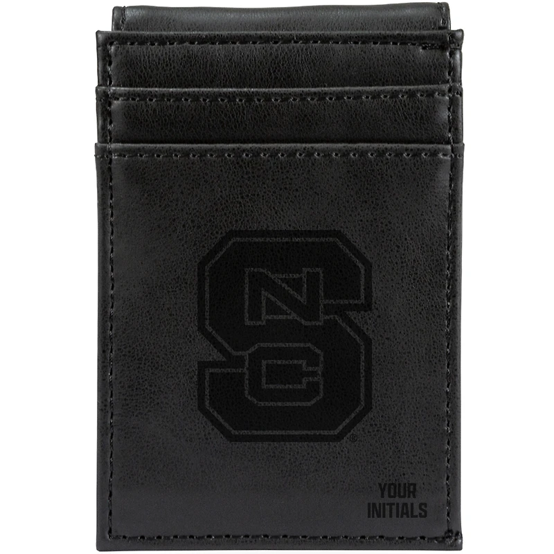 NC State Wolfpack Personalized Front Pocket Wallet