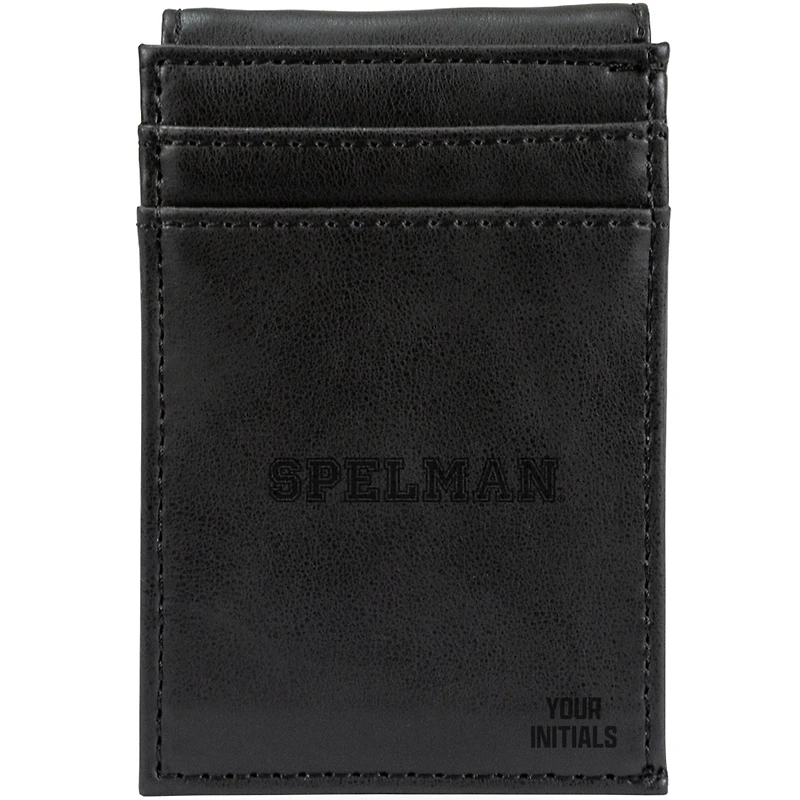Spelman College Jaguars Personalized Front Pocket Wallet
