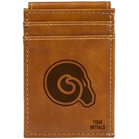 Brown Albany State Golden Rams Personalized Front Pocket Wallet