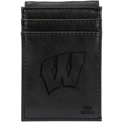 Wisconsin Badgers Personalized Front Pocket Wallet