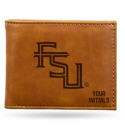 Brown Florida State Seminoles Personalized Front Pocket Wallet
