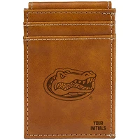Brown Florida Gators Personalized Front Pocket Wallet