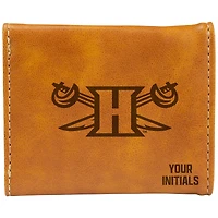 Brown Hampton Pirates Personalized Trifold Wallet