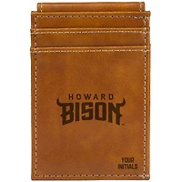 Brown Howard Bison Personalized Front Pocket Wallet
