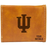 Brown Indiana Hoosiers Personalized Trifold Wallet