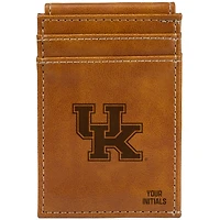 Brown Kentucky Wildcats Personalized Front Pocket Wallet