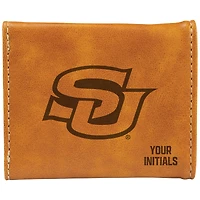 Brown Southern University Jaguars Personalized Trifold Wallet