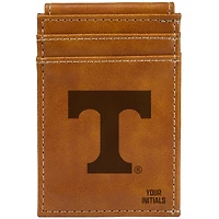 Brown Tennessee Volunteers Personalized Front Pocket Wallet