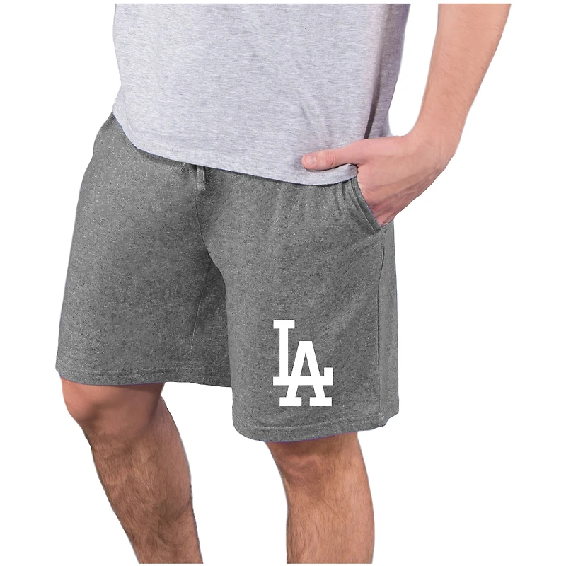 Men's Concepts Sport Charcoal Los Angeles Dodgers Quest Knit Jam Shorts