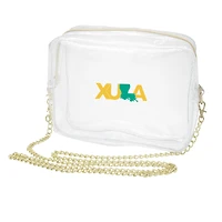 Xavier University of Louisiana Gold Rush Clear Camera Crossbody Bag