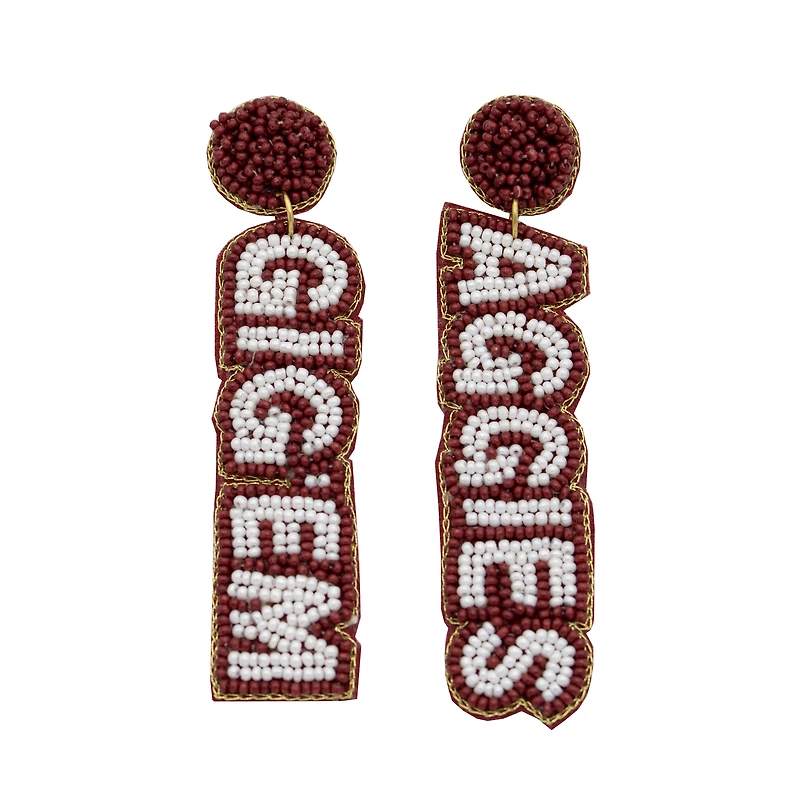 Texas A&M Aggies Beaded Earrings