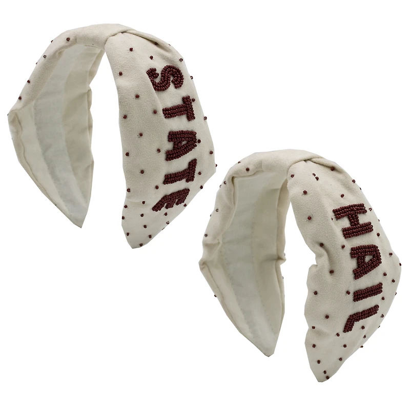 Mississippi State Bulldogs Beaded Headband