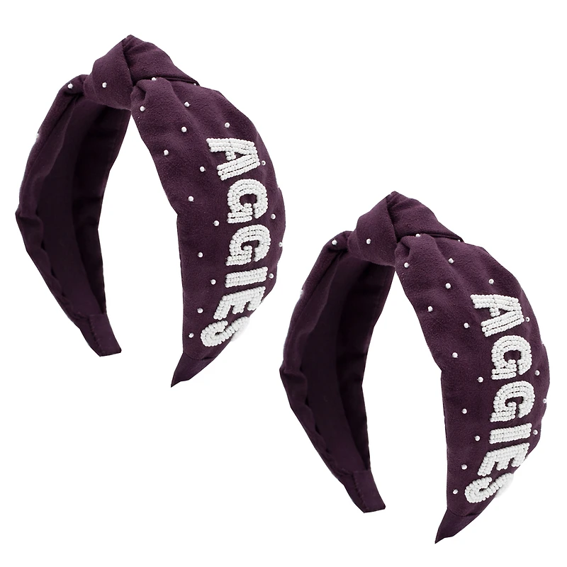 Texas A&M Aggies Beaded Headband