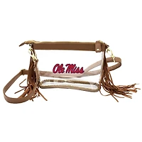 Ole Miss Rebels Clear Western Crossbody Bag